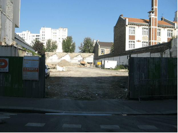 Démolition des anciens locaux